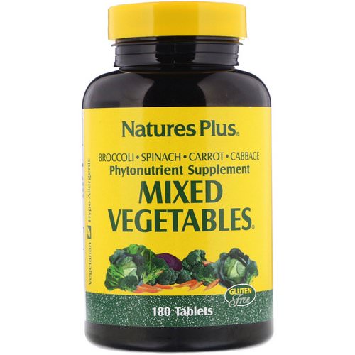 Nature's Plus, Mixed Vegetables, 180 Tablets فوائد