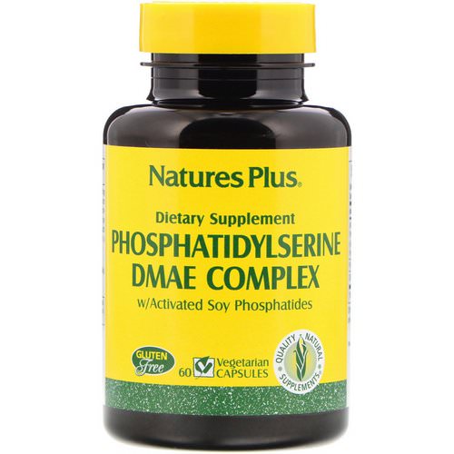 Nature's Plus, Phosphatidylserine DMAE Complex, 60 Vegetarian Capsules فوائد