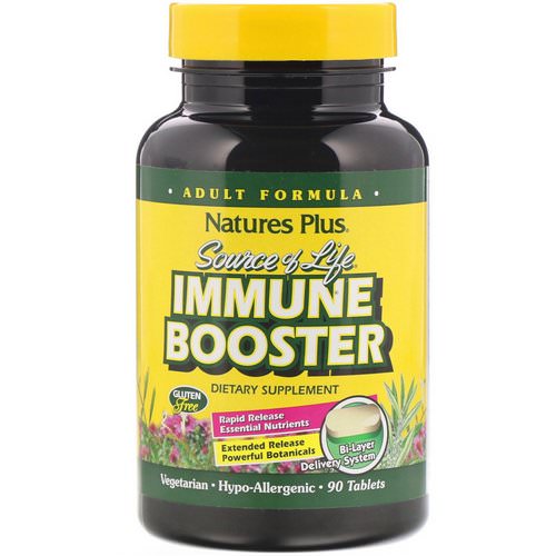 Nature's Plus, Source of Life, Immune Booster, 90 Tablets فوائد