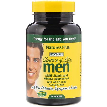Nature's Plus Men's Multivitamins Multivitamins - الفيتامينات المتعددة للرجال, صحة الرجل, المكملات الغذائية