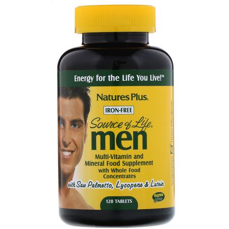 Nature's Plus Men's Multivitamins Multivitamins - الفيتامينات المتعددة للرجال, صحة الرجل, المكملات الغذائية