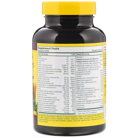 Nature's Plus, Source of Life, Multi-Vitamin & Mineral Supplement, No Iron, 180 Tablets:الفيتامينات المتعددة, المكملات الغذائية