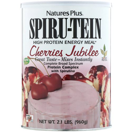 Nature's Plus, Spiru-Tein, High Protein Energy Meal, Cherries Jubilee, 2.1 lbs (960 g) فوائد
