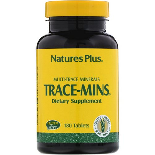 Nature's Plus, Trace-Mins, Multi-Trace Minerals, 180 Tablets فوائد