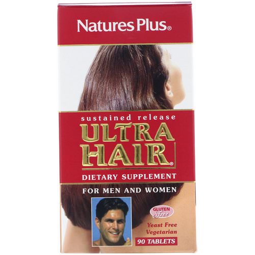 Nature's Plus, Ultra Hair, For Men and Women, 90 Tablets فوائد