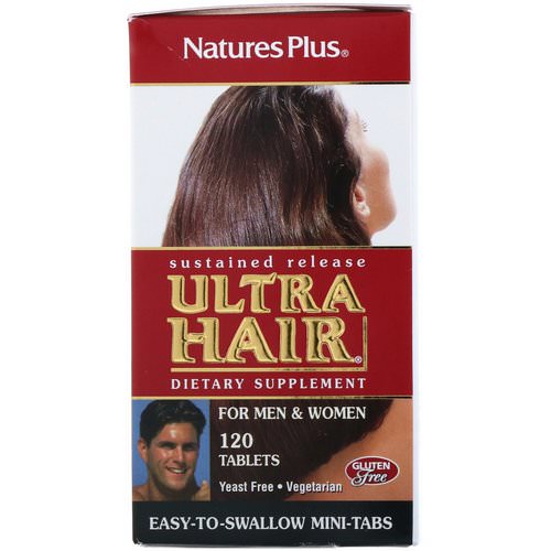 Nature's Plus, Ultra Hair, For Men & Women, 120 Tablets فوائد