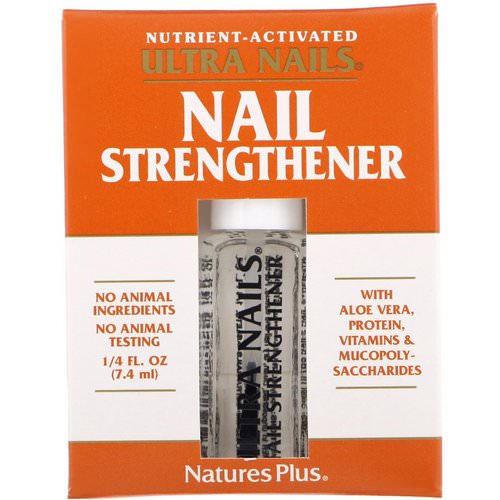 Nature's Plus, Ultra Nails, Nail Strengthener, 1/4 fl oz (7.4 ml) فوائد