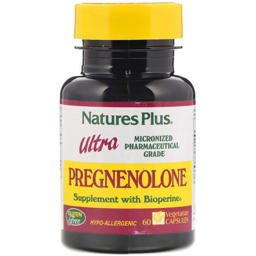 Nature's Plus, Ultra Pregnenolone, 60 Vegetarian Capsules فوائد
