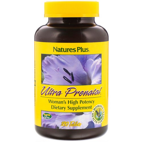 Nature's Plus, Ultra Prenatal, 180 Tablets فوائد