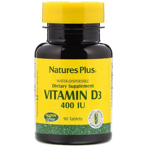 Nature's Plus, Vitamin D3, 400 IU, 90 Tablets فوائد