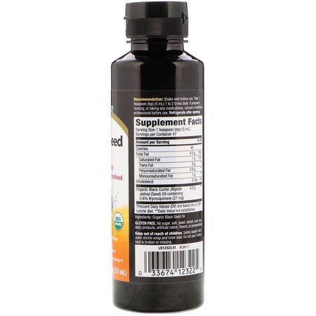 Nature's Way, 100% Organic Black Seed Oil, 8 fl oz (235 ml):الحبة الس,داء, المعالجة المثلية