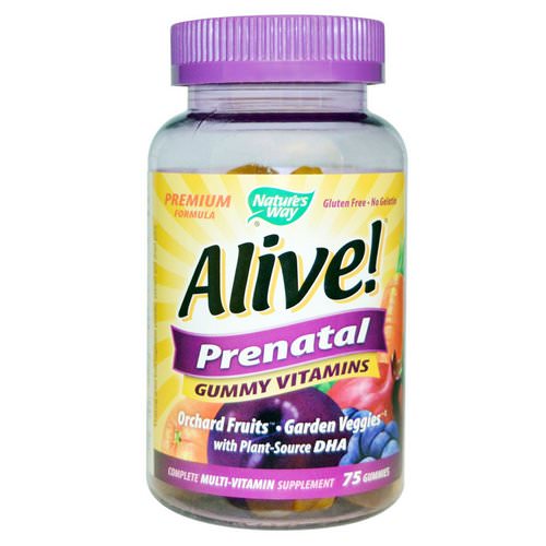 Nature's Way, Alive! Prenatal, Gummy Vitamins, 75 Gummies فوائد
