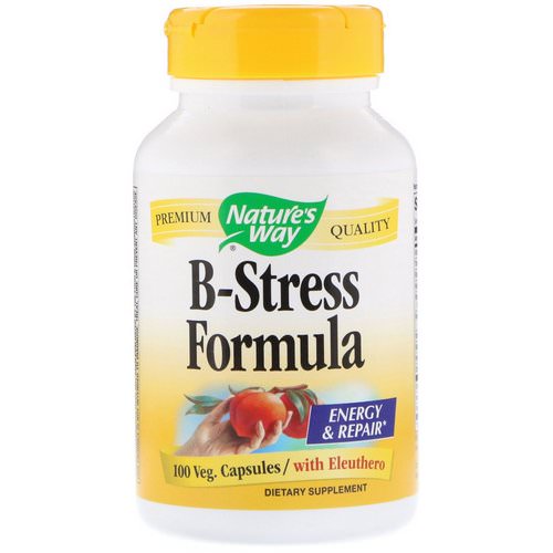 Nature's Way, B-Stress Formula, 100 Veg. Capsules فوائد