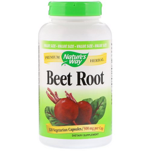 Nature's Way, Beet Root, 500 mg, 320 Vegetarian Capsules فوائد