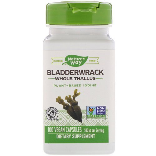 Nature's Way, Bladderwrack, 580 mg, 100 Vegan Capsules فوائد