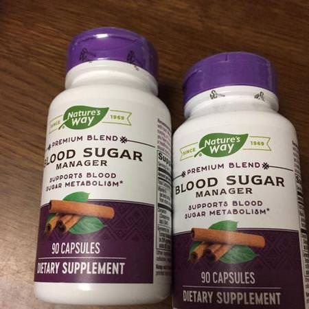 Nature's Way, Blood Sugar Manager, 90 Capsules