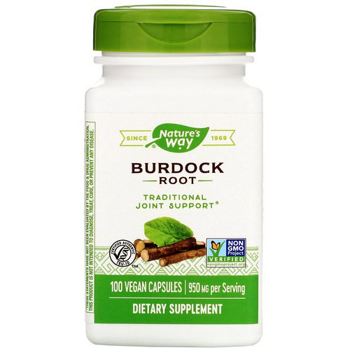 Nature's Way, Burdock Root, 950 mg, 100 Vegan Capsules فوائد
