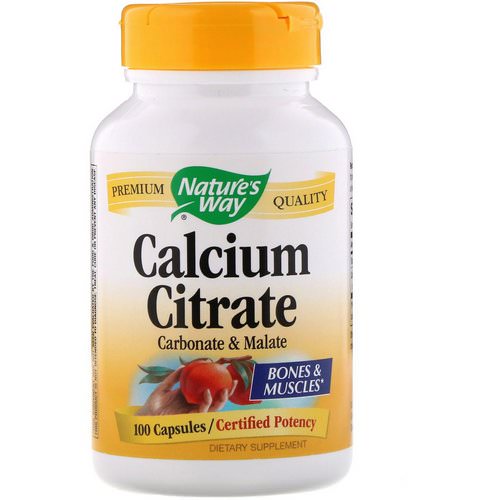 Nature's Way, Calcium Citrate, 100 Capsules فوائد