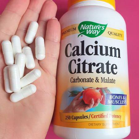 Nature's Way Calcium Citrate - سترات الكالسي,م, الكالسي,م, المعادن, المكملات الغذائية