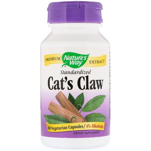 Nature's Way, Cat's Claw, Standardized, 60 Capsules فوائد