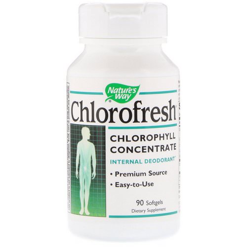 Nature's Way, Chlorofresh, Chlorophyll Concentrate, 90 Softgels فوائد