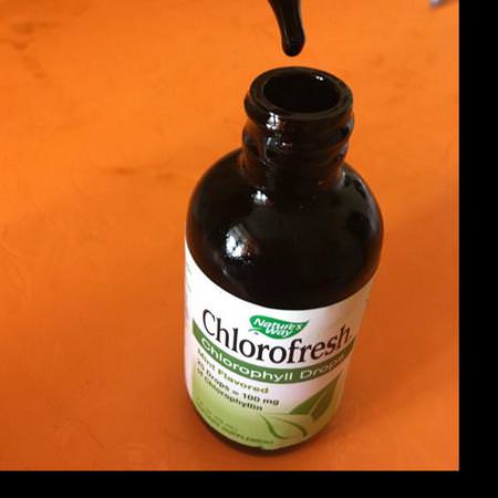 Nature's Way, Chlorofresh, Chlorophyll Drops, Mint Flavored, 2 fl oz (59 ml)