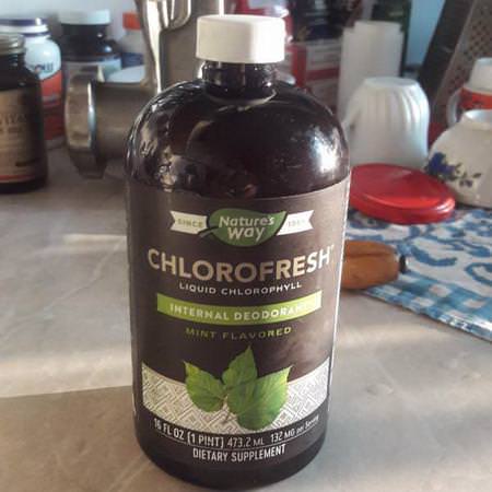 Nature's Way, Chlorofresh, Liquid Chlorophyll, Unflavored, 16 fl oz (473 ml)