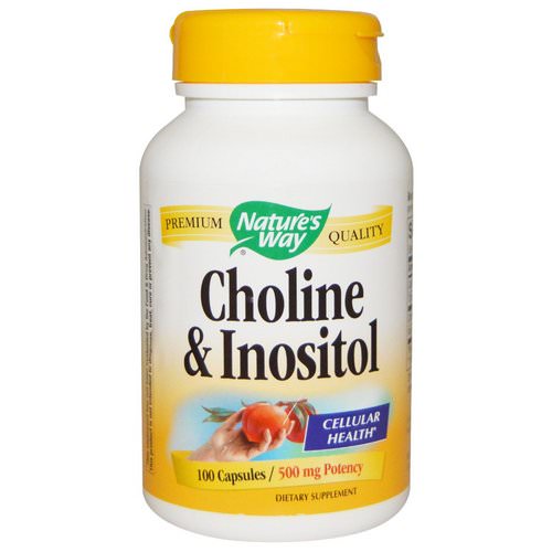 Nature's Way, Choline & Inositol, 500 mg, 100 Capsules فوائد
