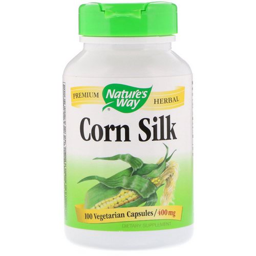 Nature's Way, Corn Silk, 400 mg, 100 Vegetarian Capsules فوائد