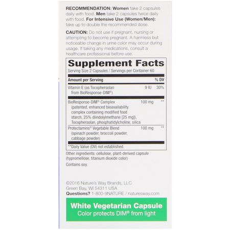 Nature's Way, DIM-plus, Estrogen Metabolism, 120 Vegetarian Capsules:DIM, صحة المرأة