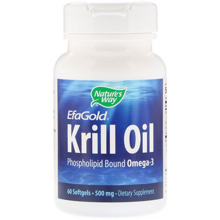 Nature's Way Krill Oil - Krill Oil, Omegas EPA DHA, زيت السمك, المكملات الغذائية