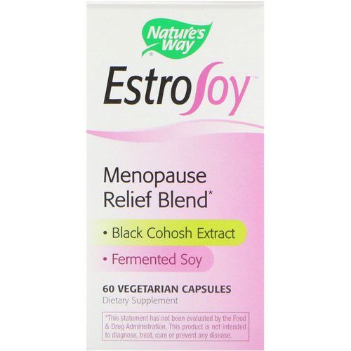 Nature's Way, EstroSoy, Menopause Relief Blend, 60 Vegetarian Capsules فوائد