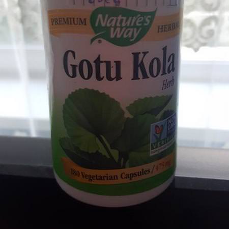 Nature's Way Gotu Kola - Gotu Kola, المعالجة المثلية, الأعشاب