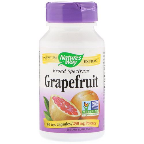 Nature's Way, Grapefruit, 250 mg, 60 Veg Capsules فوائد
