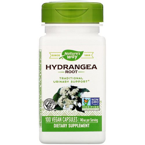 Nature's Way, Hydrangea Root, 740 mg, 100 Vegan Capsules فوائد