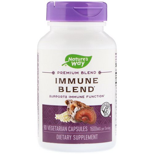 Nature's Way, Immune Blend, 1600 mg, 90 Vegetarian Capsules فوائد