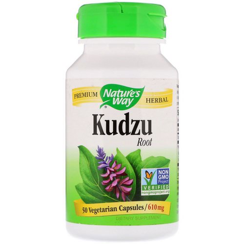 Nature's Way, Kudzu Root, 610 mg, 50 Vegetarian Capsules فوائد