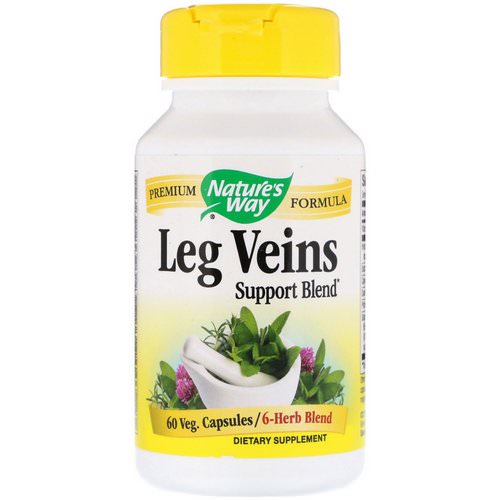 Nature's Way, Leg Veins Support Blend, 60 Veg. Capsules فوائد