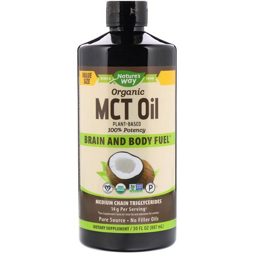 Nature's Way, Organic MCT Oil, 30 fl oz (887 ml) فوائد