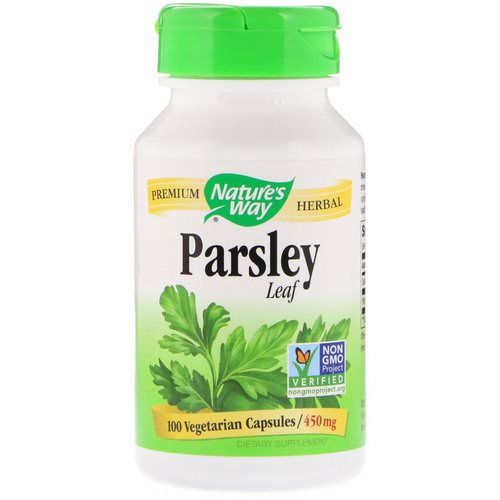 Nature's Way, Parsley Leaf, 450 mg, 100 Vegetarian Capsules فوائد