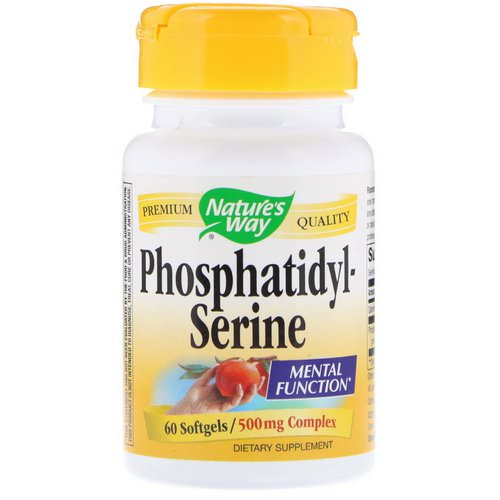 Nature's Way, Phosphatidylserine, 500 mg, 60 Softgels فوائد