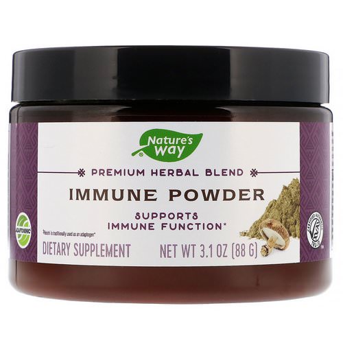 Nature's Way, Premium Herbal Blend, Immune Powder, 3.1 oz (88 g) فوائد