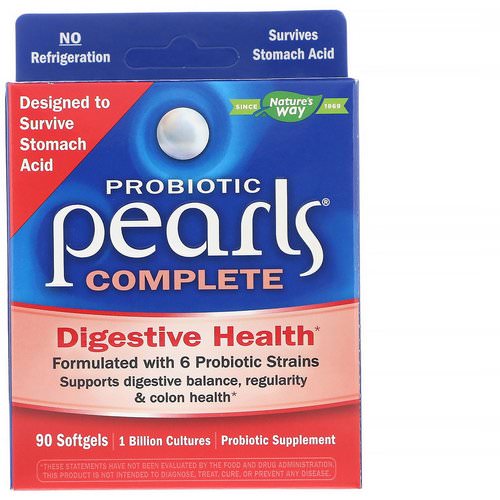 Nature's Way, Probiotic Pearls Complete, 90 Softgels فوائد