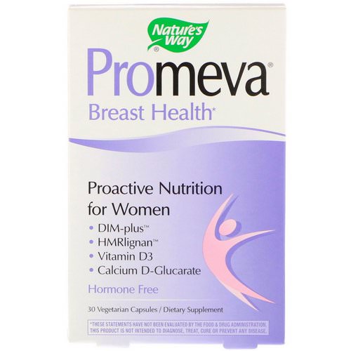 Nature's Way, Promeva, Breast Health, 30 Vegetarian Capsules فوائد