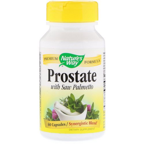 Nature's Way, Prostate with Saw Palmetto, 60 Capsules فوائد