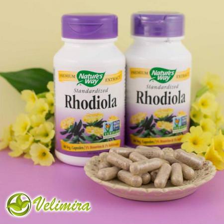 Nature's Way Rhodiola - ره,دي,لا, المعالجة المثلية, الأعشاب