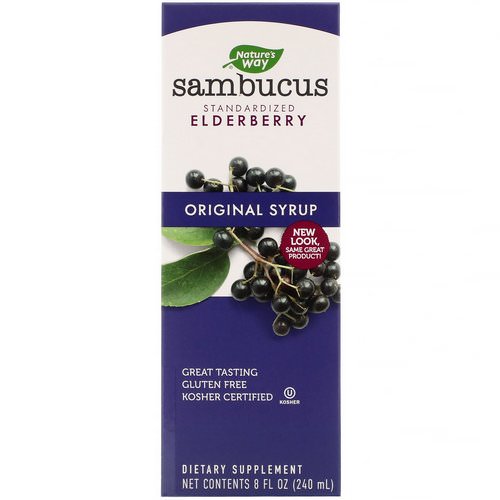 Nature's Way, Standardized Elderberry, Original Syrup, 8 fl oz (240 ml) فوائد