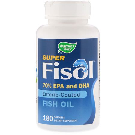 Nature's Way Omega-3 Fish Oil - زيت السمك أوميغا 3, Omegas EPA DHA, زيت السمك, المكملات الغذائية