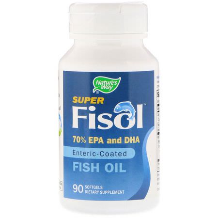 Nature's Way Omega-3 Fish Oil - زيت السمك أوميغا 3, Omegas EPA DHA, زيت السمك, المكملات الغذائية