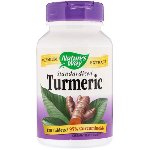 Nature's Way, Turmeric, Standardized, 120 Tablets فوائد